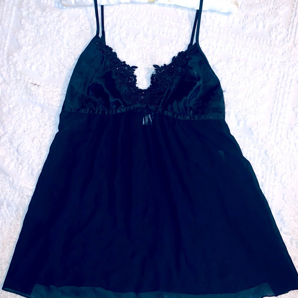 Linea Donatella Lace Slip Dress Lingerie